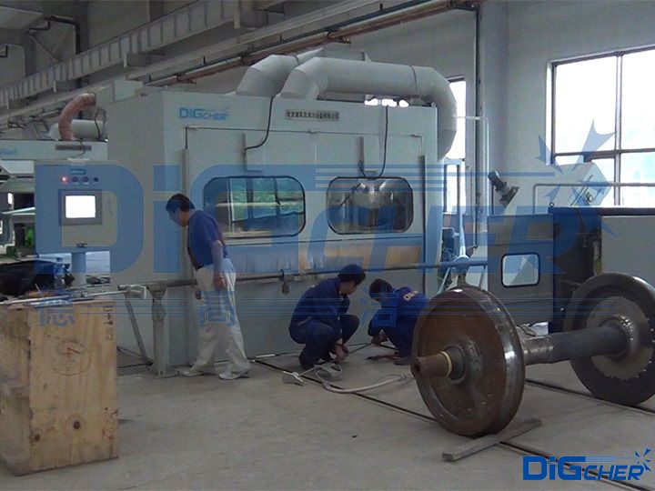 高速動(dòng)車組輪對超高壓水除漆系統(tǒng)